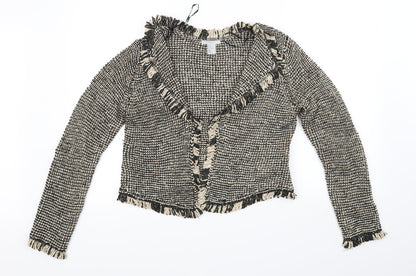 H&M Womens Yellow   Cardigan Jumper Size M