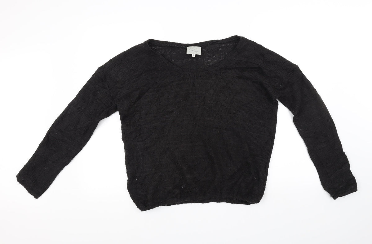 Vintage Womens Black   Pullover Jumper Size M