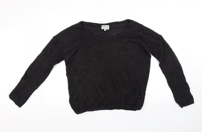 Vintage Womens Black   Pullover Jumper Size M