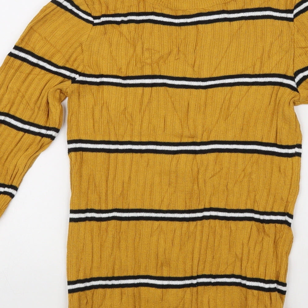 Primark Womens Yellow   Basic Blouse Size S