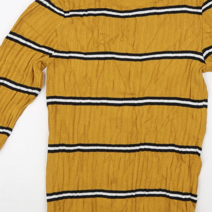 Primark Womens Yellow   Basic Blouse Size S