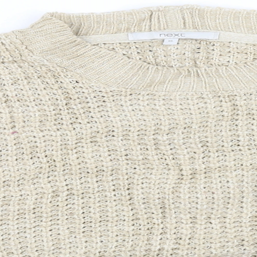 NEXT Womens Beige   Pullover Jumper Size XL