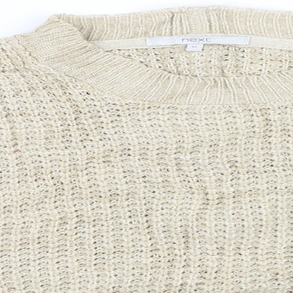 NEXT Womens Beige   Pullover Jumper Size XL