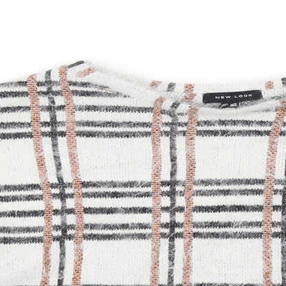New Look Womens White   Pullover Jumper Size S