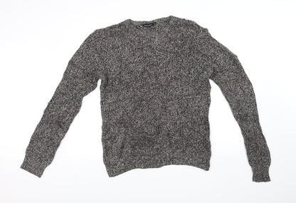 Cedar Wood State Womens Grey   Henley Jumper Size M