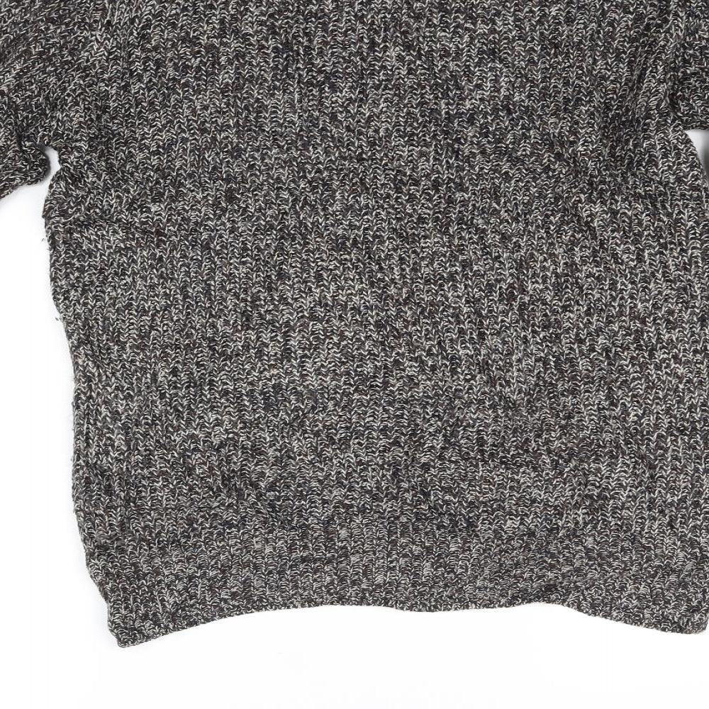 Cedar Wood State Womens Grey   Henley Jumper Size M