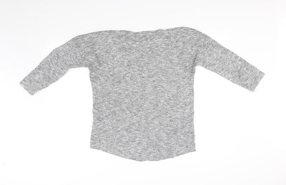Womens UK Size M cropp Grey Basic T-Shirt