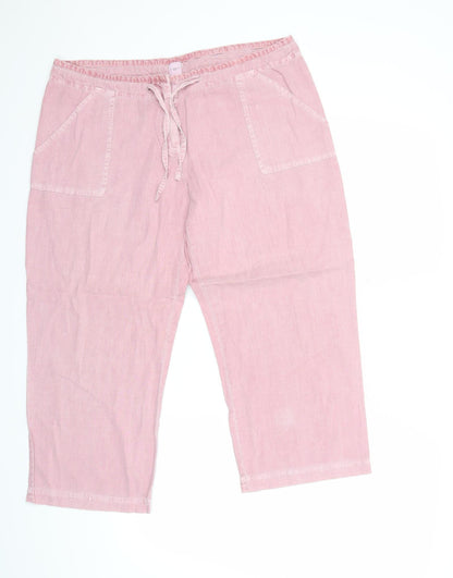 New Look Womens Pink   Trousers  Size 34 in L28 in