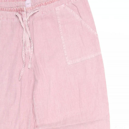 New Look Womens Pink   Trousers  Size 34 in L28 in