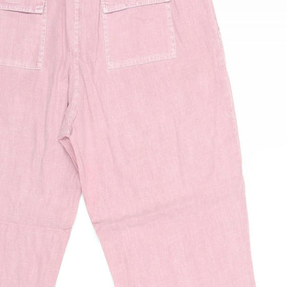 New Look Womens Pink   Trousers  Size 34 in L28 in