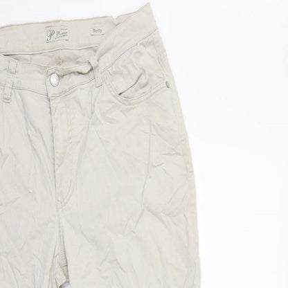 Pioneer Womens Beige   Trousers  Size 42 in L30 in
