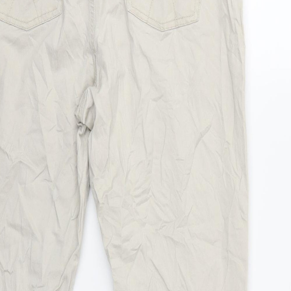 Pioneer Womens Beige   Trousers  Size 42 in L30 in