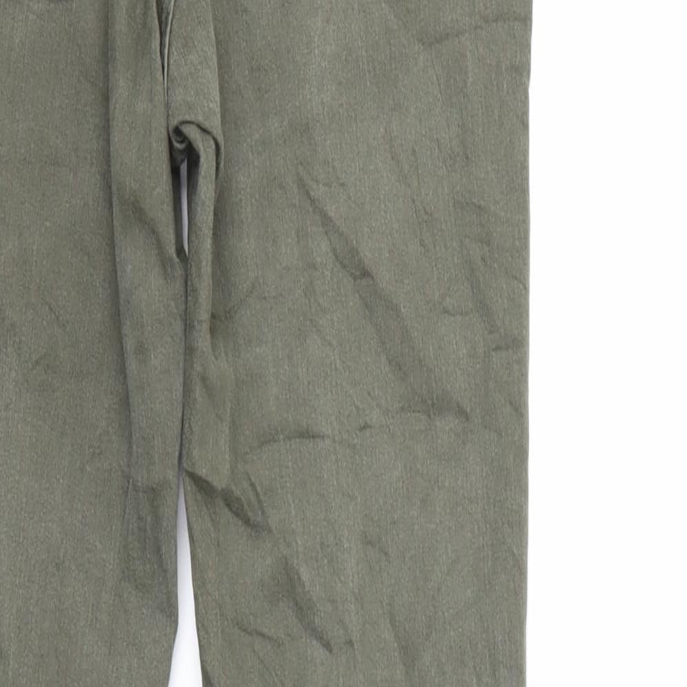 Womens UK Size 10 H&M Regular Fit Skinny Green Jeans