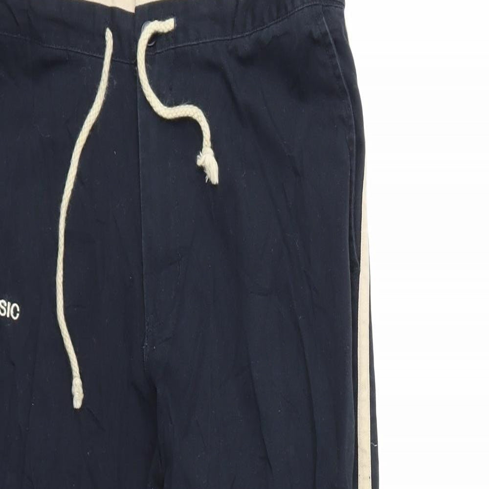 CLASSIC  Womens Blue   Cropped Trousers Size 12 L26 in