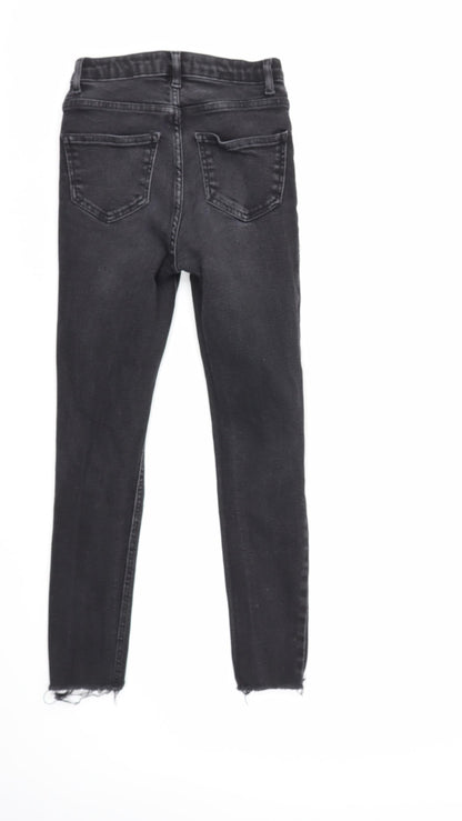New Look Womens Black  Denim Skinny Jeans Size 8 L25 in