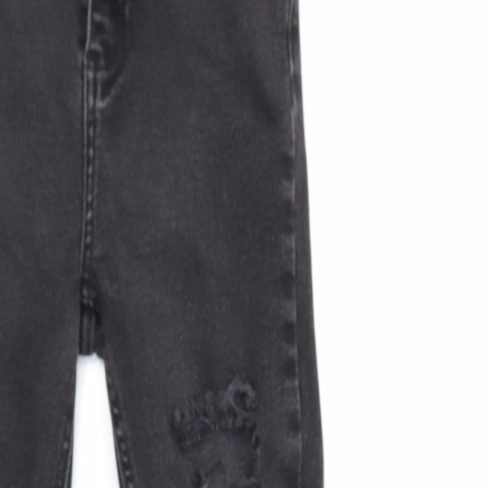 New Look Womens Black  Denim Skinny Jeans Size 8 L25 in