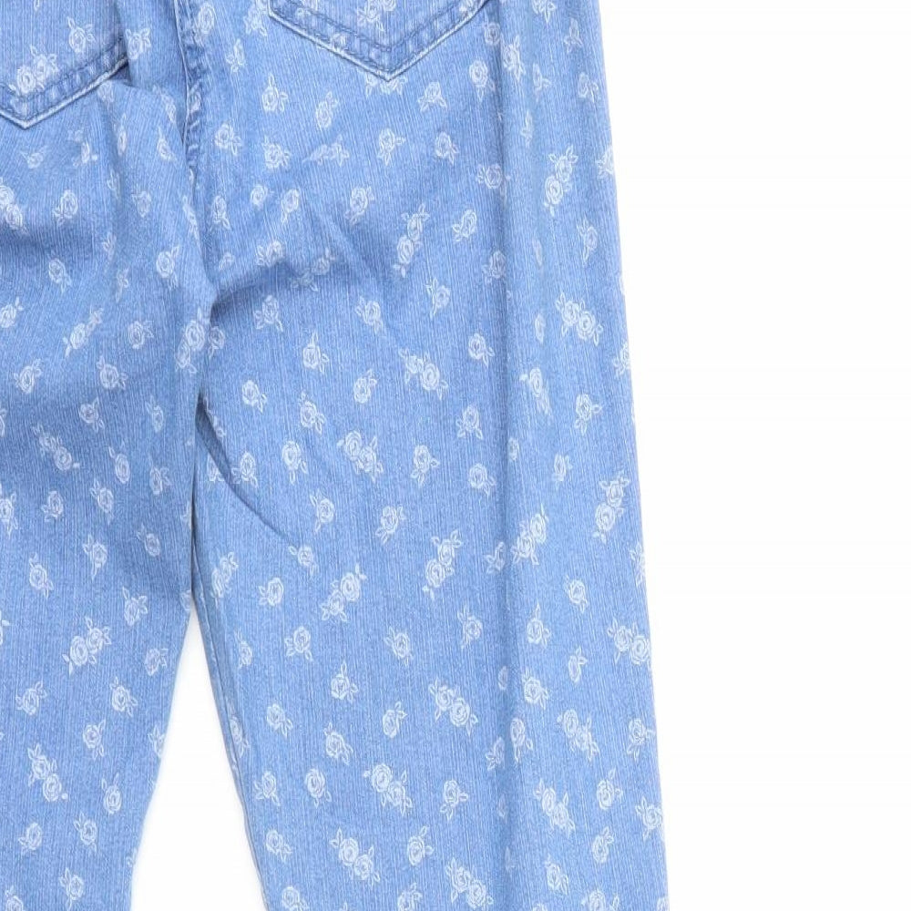 Womens UK Size 30 in Preworn Regular Fit Straight Blue Jeans