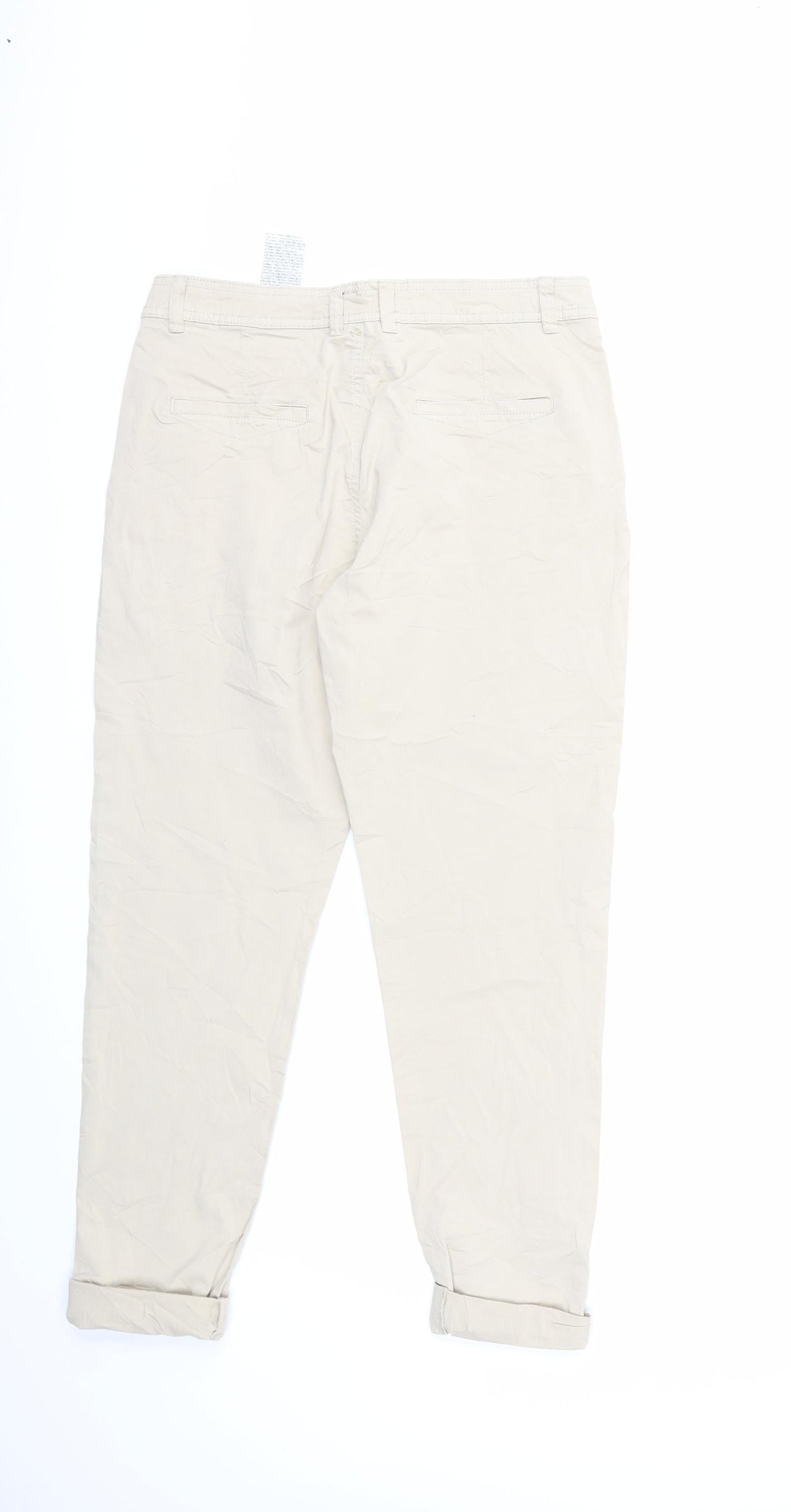 Womens UK Size 8 Clockhouse Regular Fit  Beige Trousers