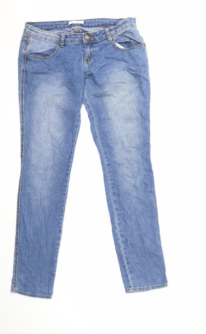 Womens UK Size 28 in Amisu Regular Fit Skinny Blue Jeans