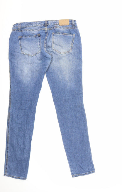 Womens UK Size 28 in Amisu Regular Fit Skinny Blue Jeans