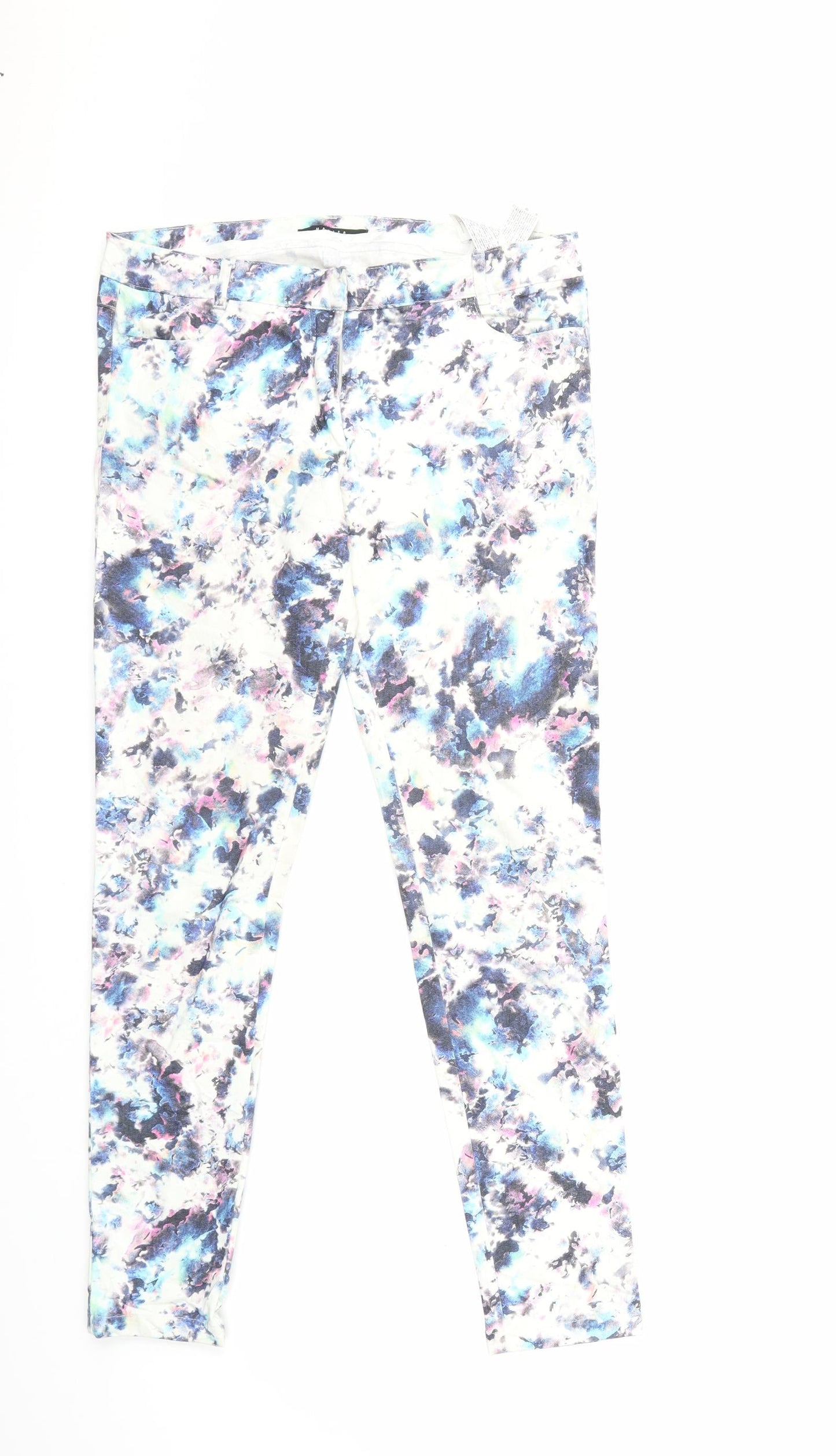 Womens UK Size 8 Mohito Regular Fit Skinny White Jeans