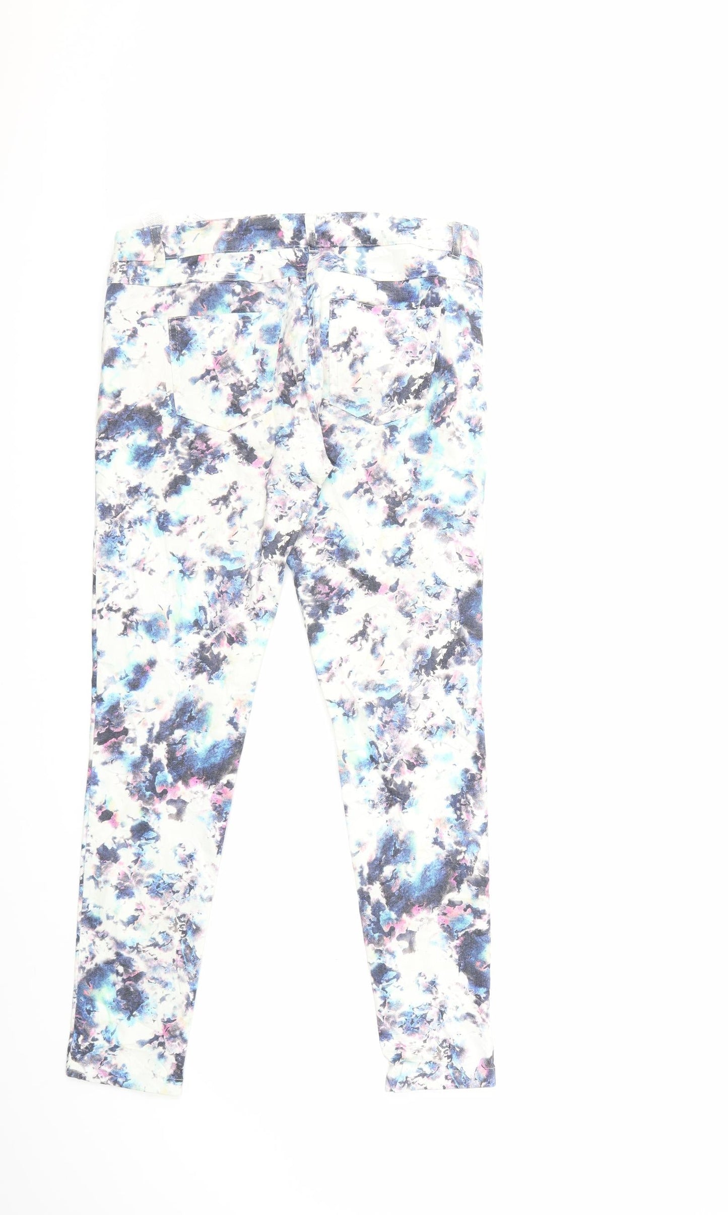 Womens UK Size 8 Mohito Regular Fit Skinny White Jeans