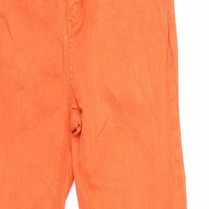 Womens UK Size 30 in Street One Regular Fit Skinny Orange Jeans