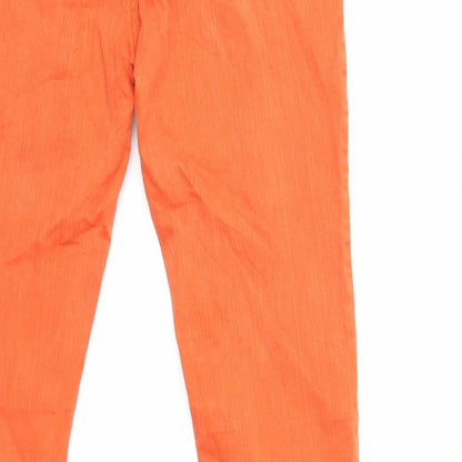 Womens UK Size 30 in Street One Regular Fit Skinny Orange Jeans