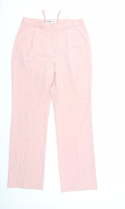 EMOTIONS Womens Pink   Trousers  Size 16 L31 in