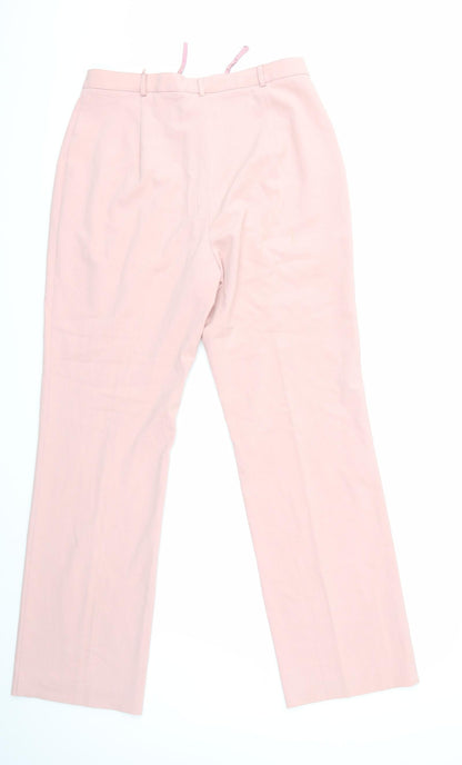 EMOTIONS Womens Pink   Trousers  Size 16 L31 in