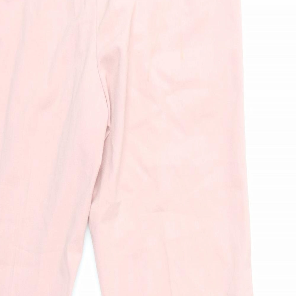 EMOTIONS Womens Pink   Trousers  Size 16 L31 in
