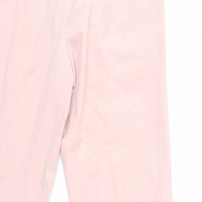 EMOTIONS Womens Pink   Trousers  Size 16 L31 in
