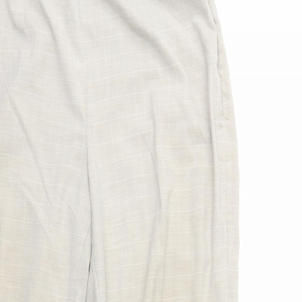 Womens UK Size 14 Marks and Spencer Regular Fit  Beige Trousers