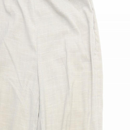 Womens UK Size 14 Marks and Spencer Regular Fit  Beige Trousers