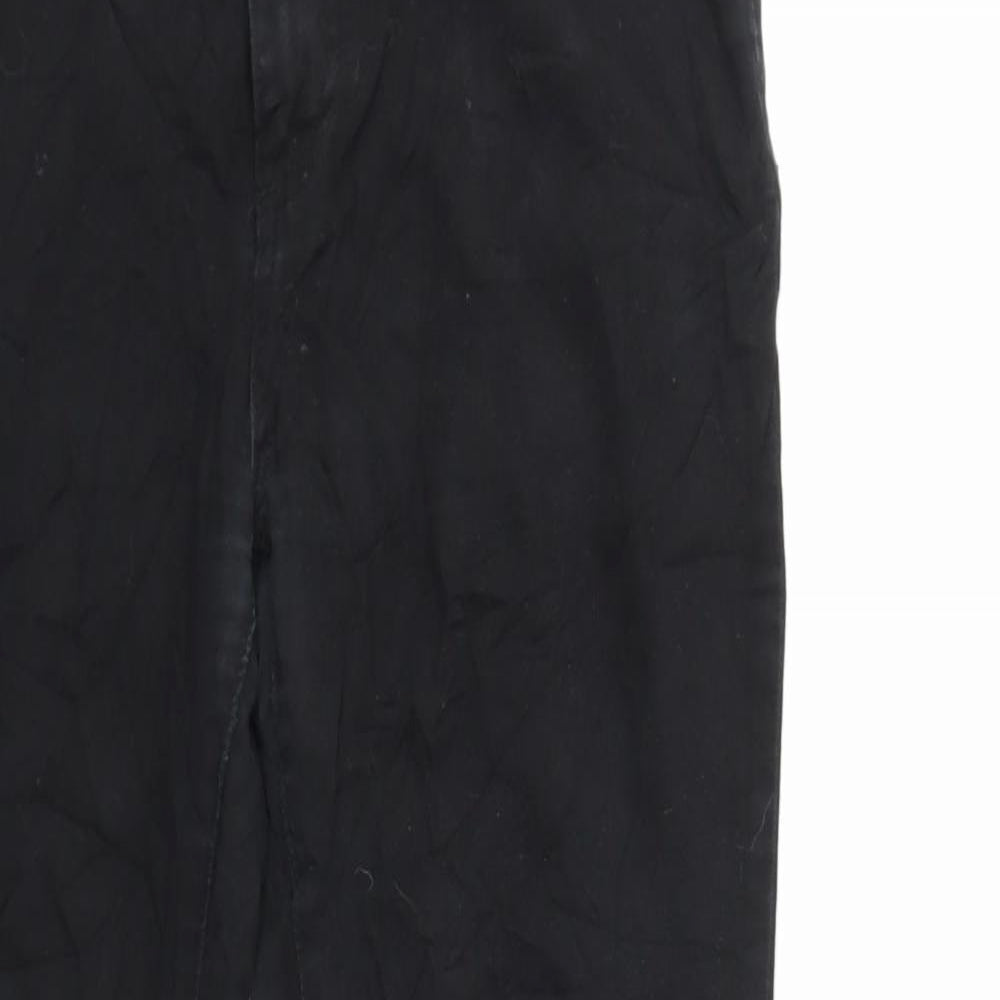 Only Womens Black  Denim Straight Jeans Size 44 in L32 in