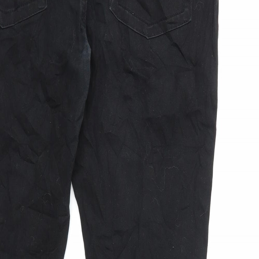 Only Womens Black  Denim Straight Jeans Size 44 in L32 in