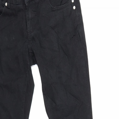 Womens UK Size 27 in Amisu Regular Fit Skinny Black Jeans