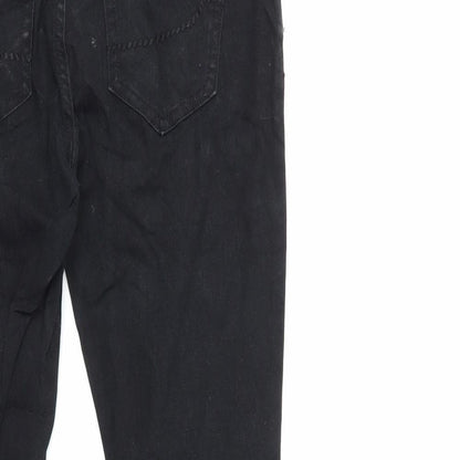 Womens UK Size 27 in Amisu Regular Fit Skinny Black Jeans