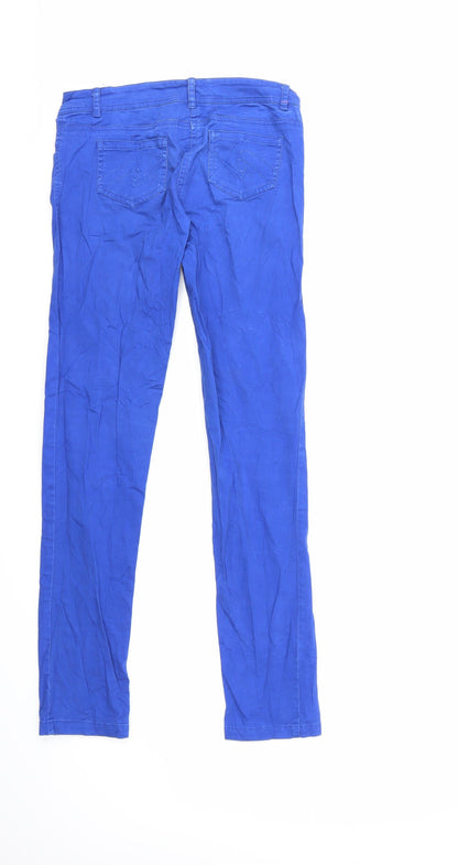 Womens UK Size 28 in Pimkie Regular Fit Skinny Blue Jeans