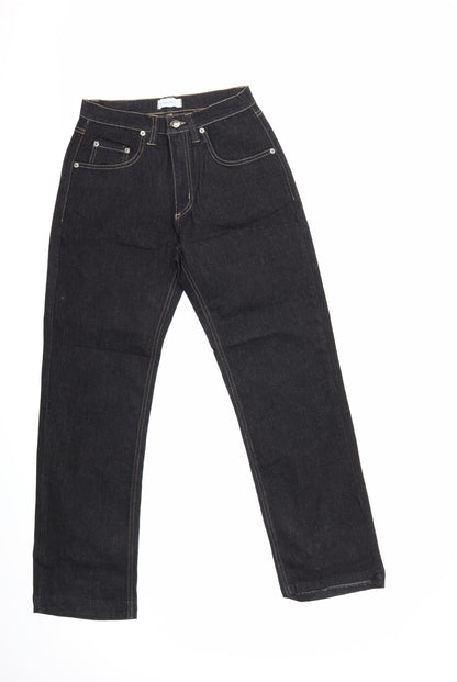 KIMMY Womens Black  Denim Straight Jeans Size 26 in L29 in