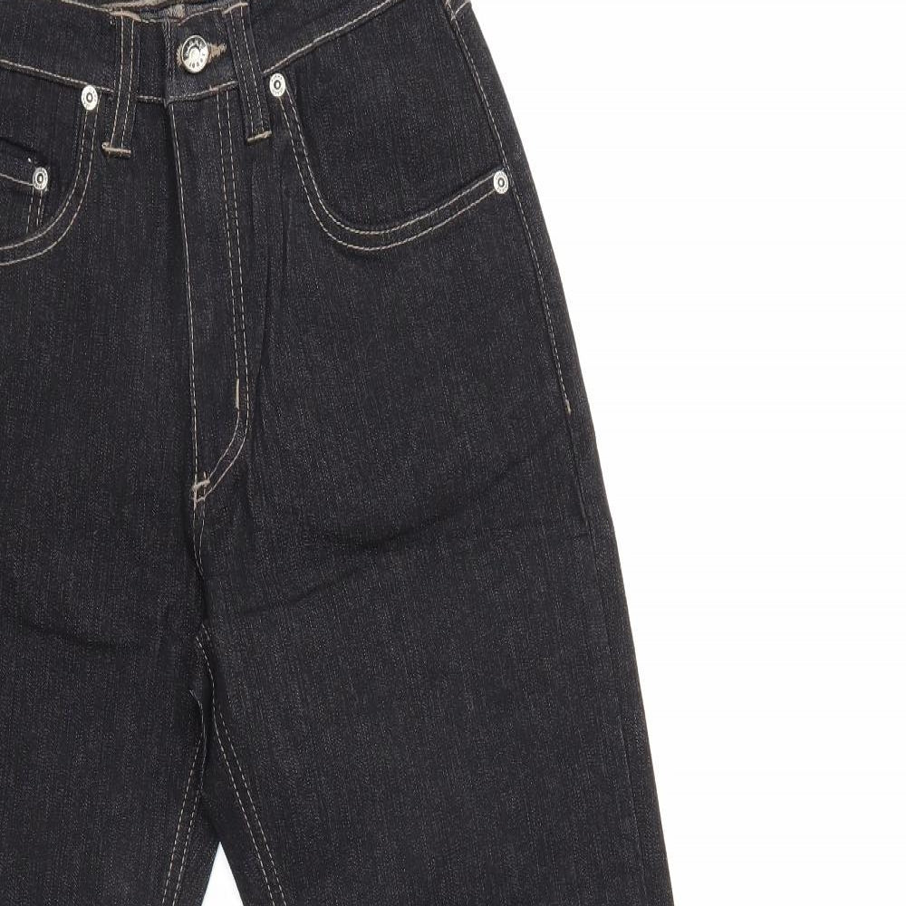 KIMMY Womens Black  Denim Straight Jeans Size 26 in L29 in