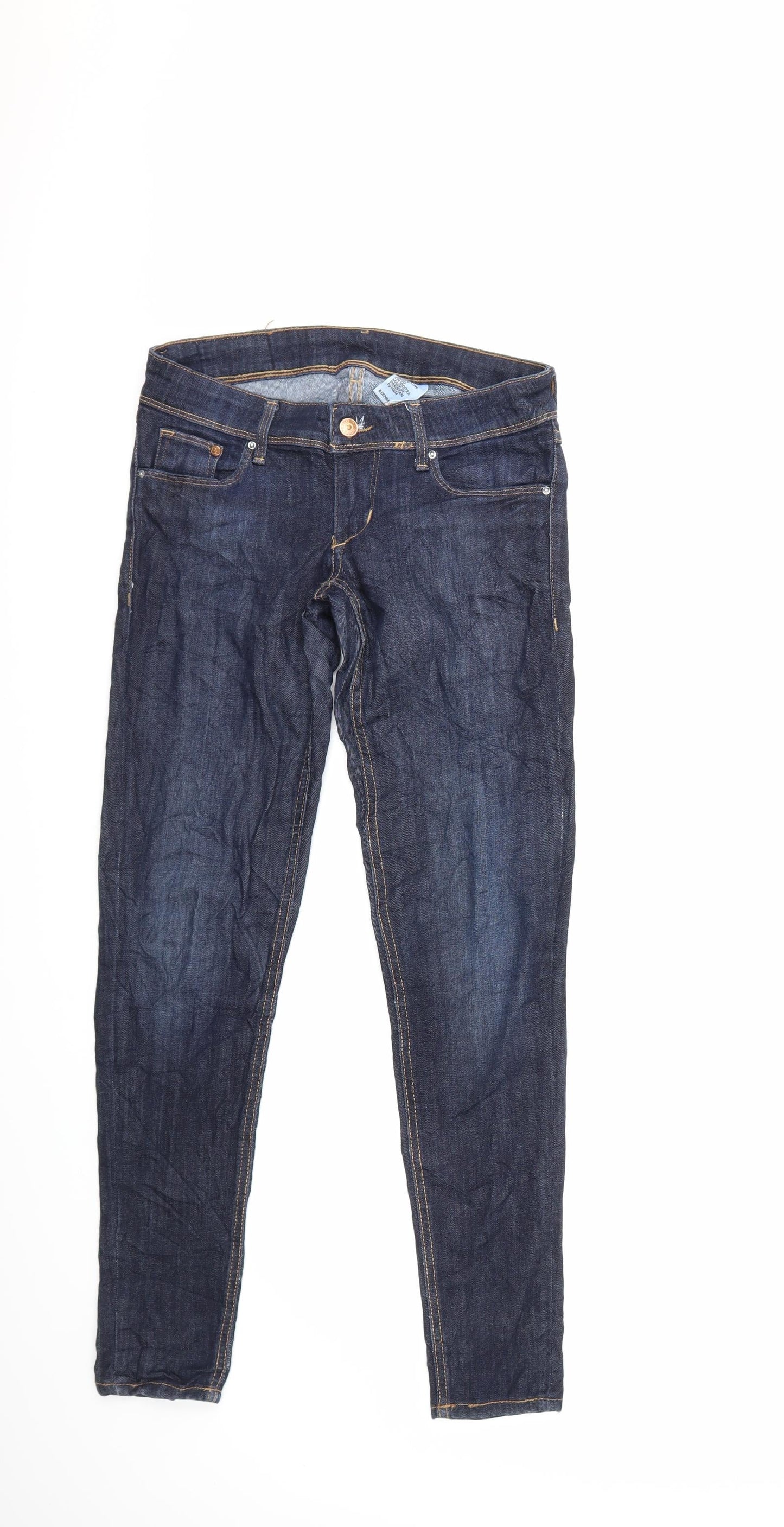 H&M Mens Blue  Denim Skinny Jeans Size 28 in L30 in