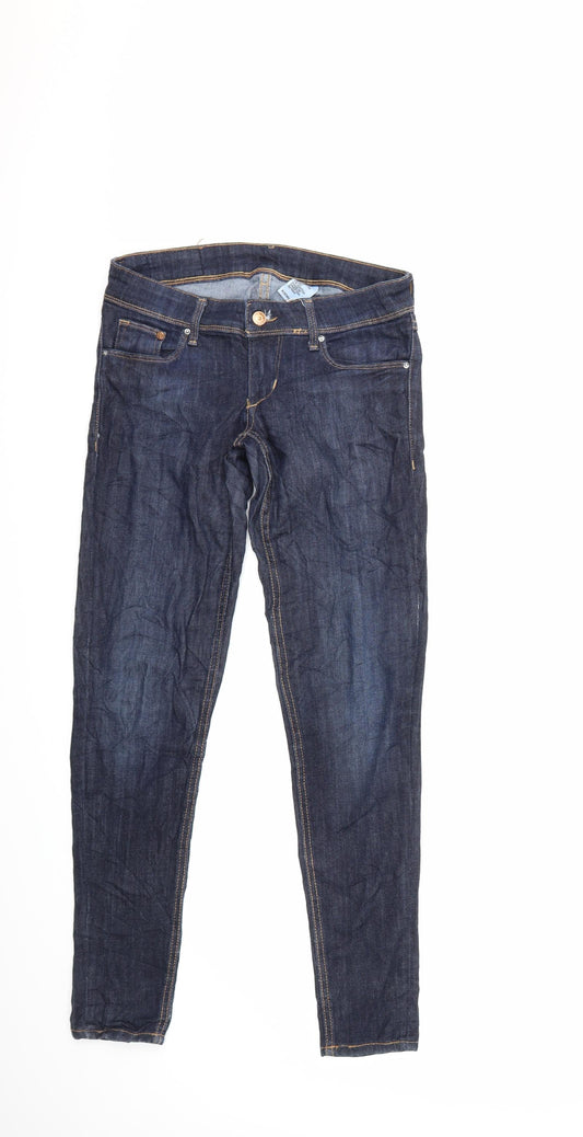 H&M Mens Blue  Denim Skinny Jeans Size 28 in L30 in