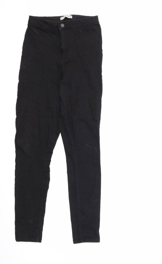 Denim & Co. Womens Black  Denim Skinny Jeans Size 14 L30 in