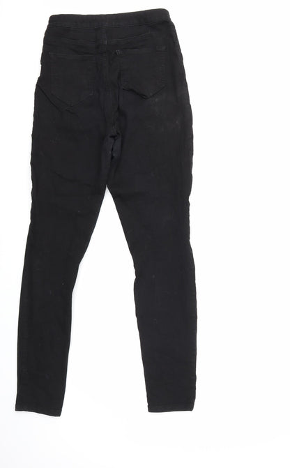 Denim & Co. Womens Black  Denim Skinny Jeans Size 14 L30 in