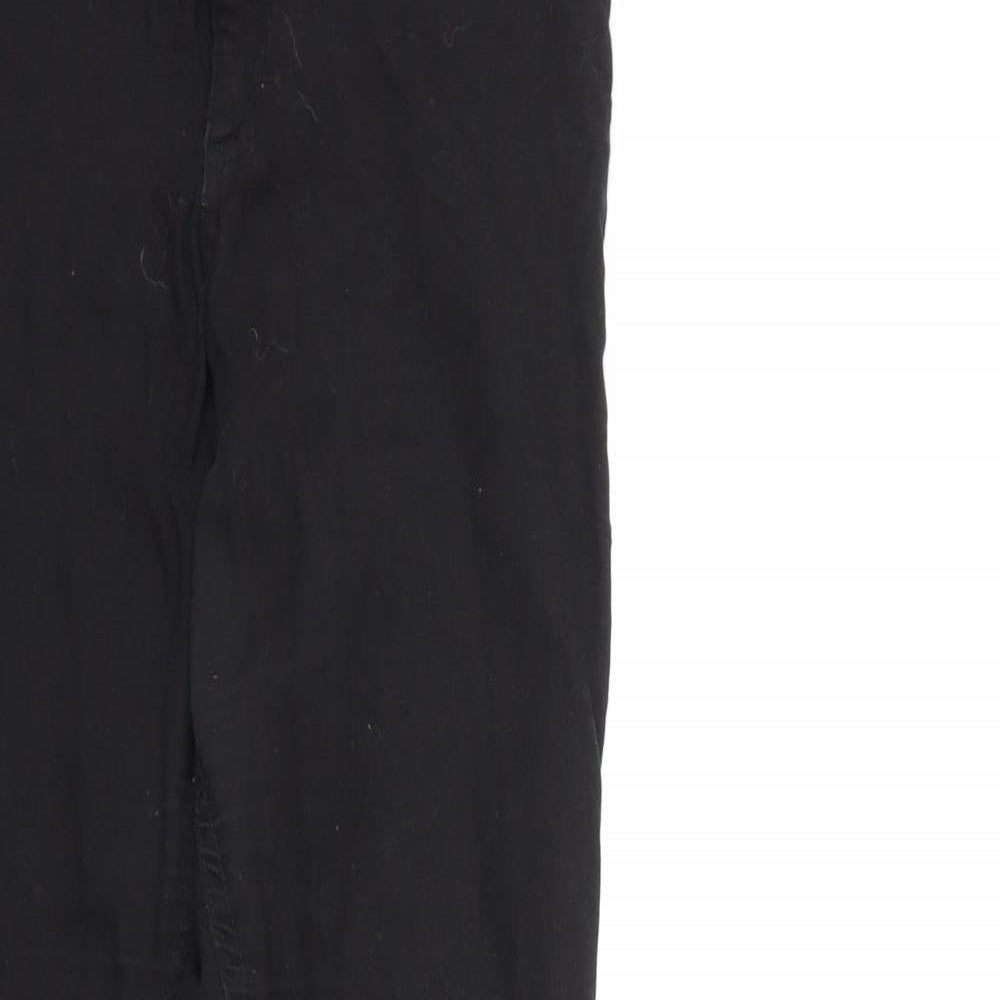 Denim & Co. Womens Black  Denim Skinny Jeans Size 14 L30 in