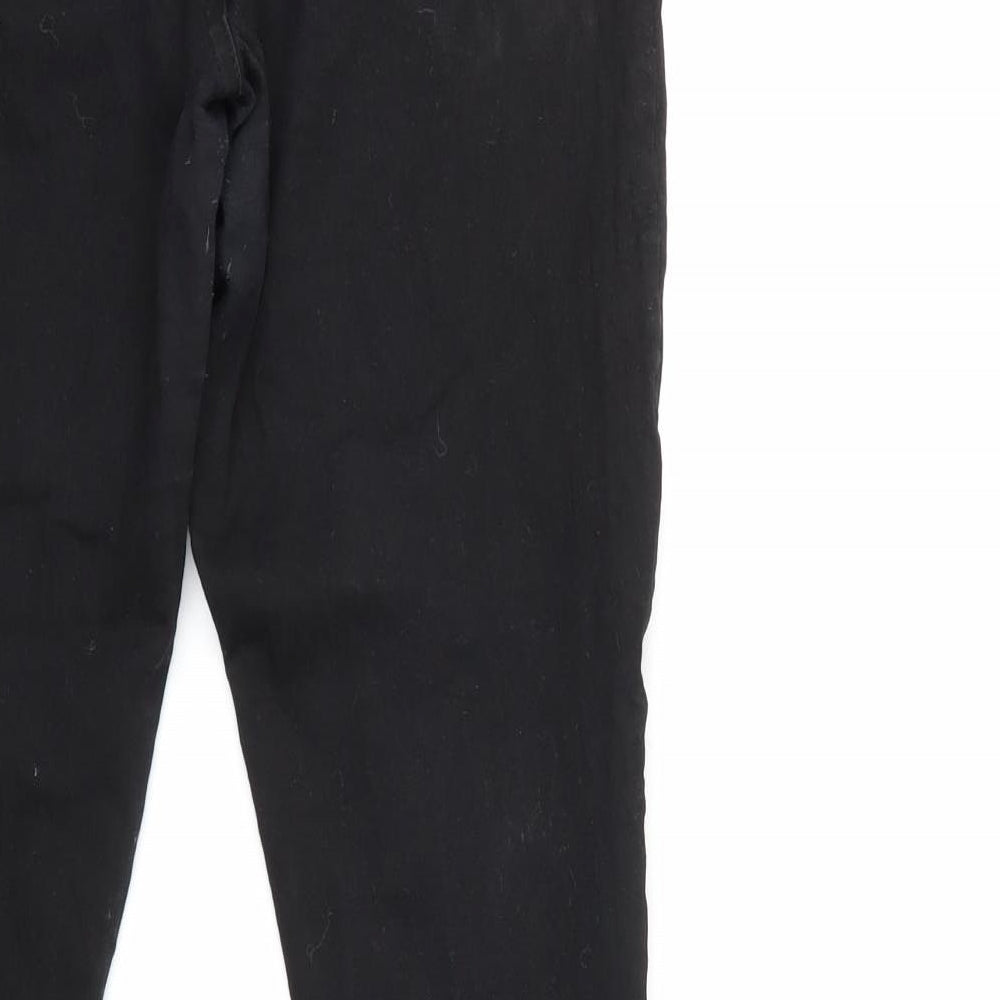 Denim & Co. Womens Black  Denim Skinny Jeans Size 14 L30 in