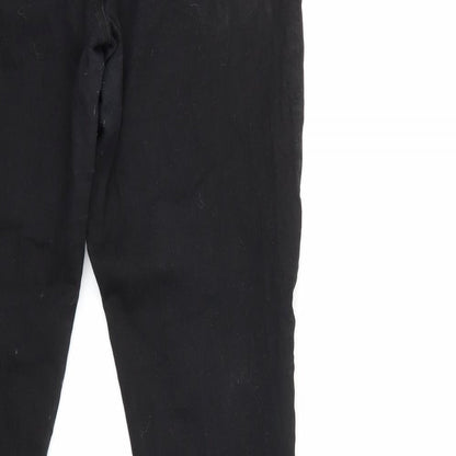 Denim & Co. Womens Black  Denim Skinny Jeans Size 14 L30 in