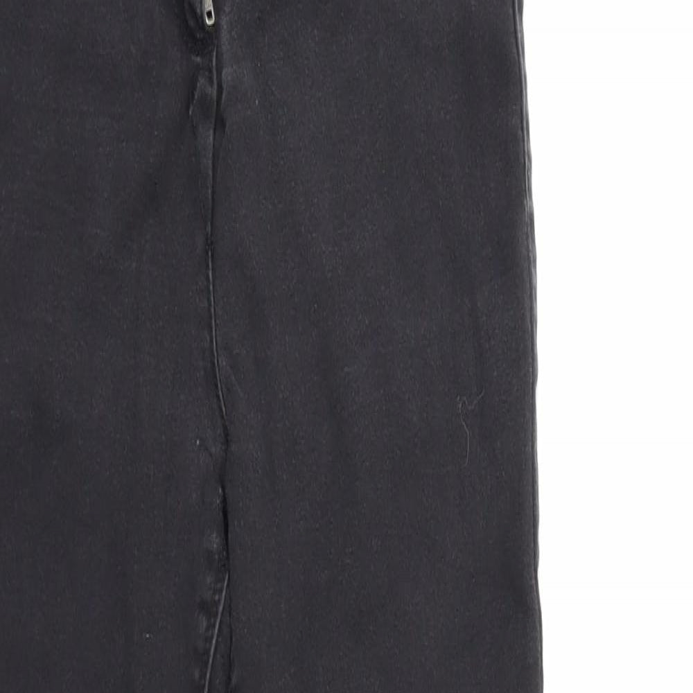 Matalan Womens Black  Denim Skinny Jeans Size 10 L26 in