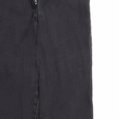 Matalan Womens Black  Denim Skinny Jeans Size 10 L26 in